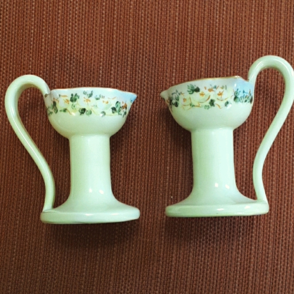 Vintage Vienna Austrian Porcelain Candle Holders